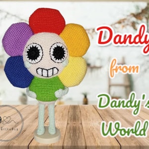 Crochet Amigurumi Flower Dandy&#39;s World Dandy Downloadable PDF Pattern
