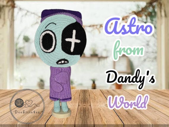 ASTRO マスコット Crochet Amigurumi Dandy's World Astro Downloadable PDF Pattern
