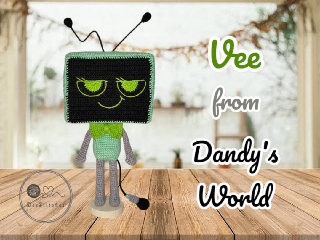 Crochet Amigurumi Dandy's World Vee Downloadable PDF Pattern - Etsy