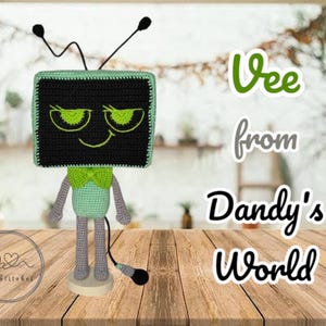 Crochet Amigurumi Dandy&#39;s World Vee Downloadable PDF Pattern