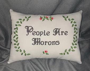 INSIDE JOKE - CUSTOM Embroidered Pillow