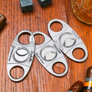 Personalized Engraved Cigar Cutter,Cigar Cutter Personalized,Men Gifts,Groomsman Gift,Wedding Gift,Bachelor Party Gift,Cigar Cutter Gift