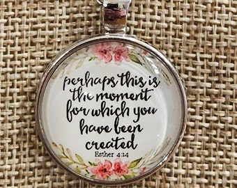 Perhaps This Is The Moment Pendant Necklace Free Shipping