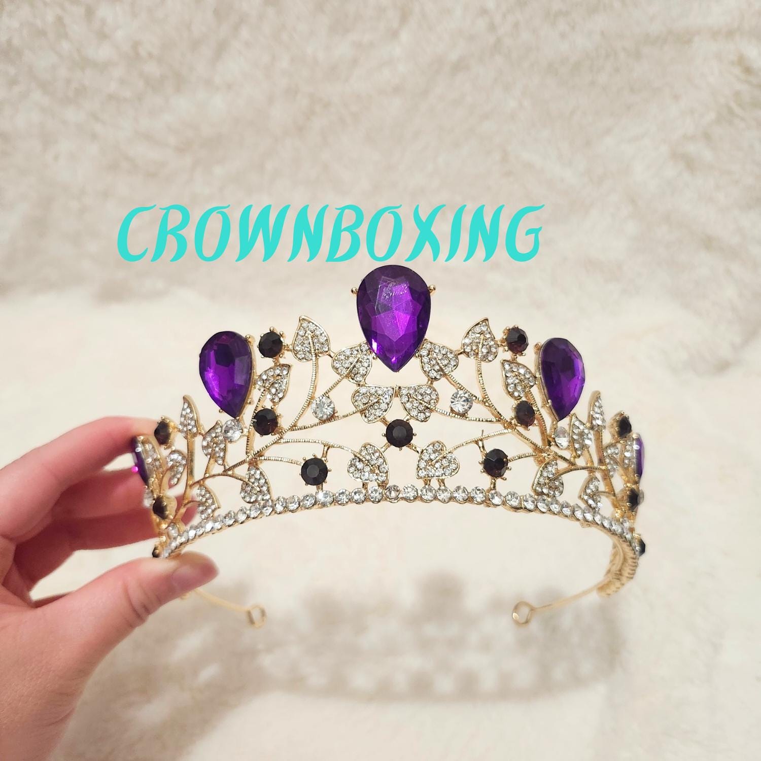 Corona Da Regina Barocca Da Donna, Tiara Da Principessa In Oro, Corone - Foto 14