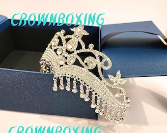 Sparkling Crystal Rhinestone Tiara Crown Silver Tone Bridal Wedding Pageant Prom Sparkly Silver Crystals Wedding Tiaras Beaded Bridal... From  main image 4