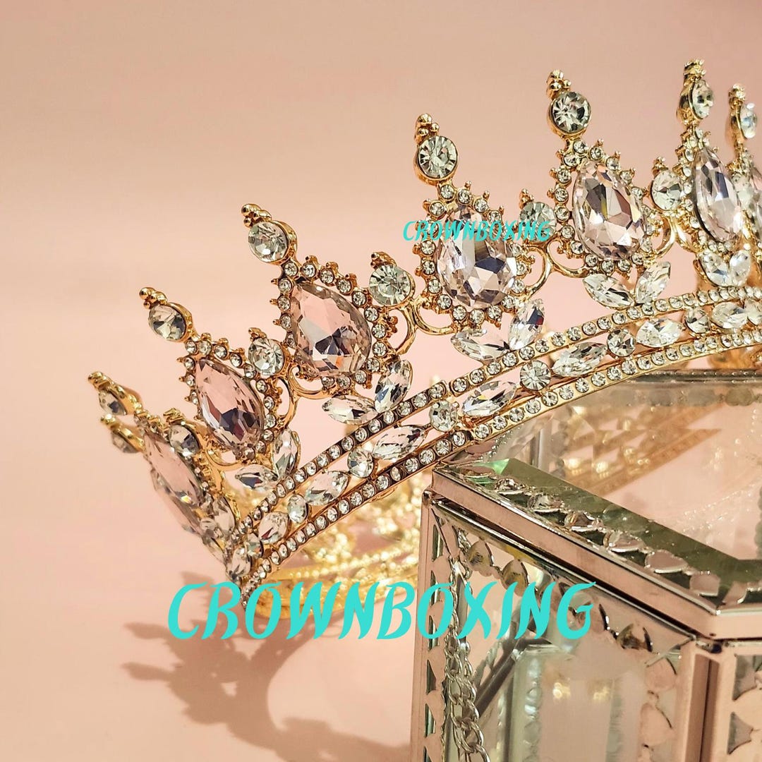MC Millinery pink crystal tiara main image 1
