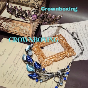 Vintage Baroque Tiara Wedding Headpiece Bridal Pageant jewelry set for her birthday gift Christmas gift Wedding gift quinceanera Crown
