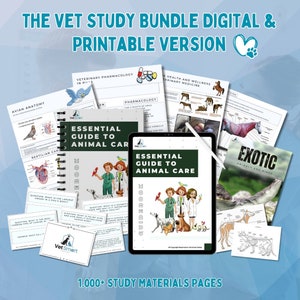 Pet Vet Planner All Digital and printable- 2 different versions