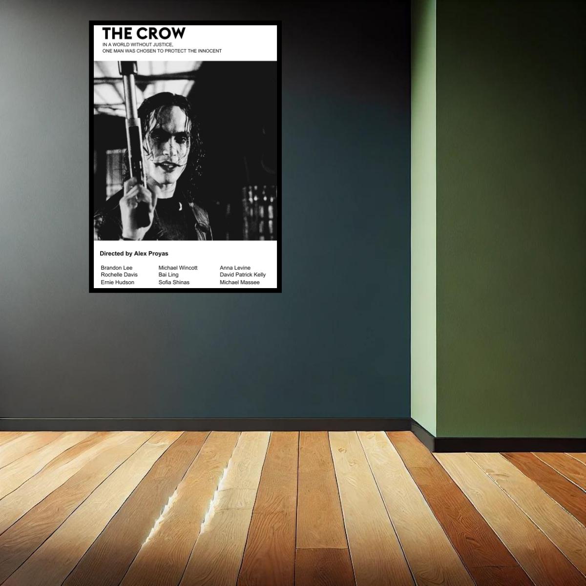The Crow Brandon Lee Movie Poster - Unframed Canvas & Paper Prints