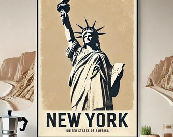 New York Art Print NYC Wall Art New York City Poster Minimalist New York Art NYC Poster New York Decor NYC Digital Download 1 Print
