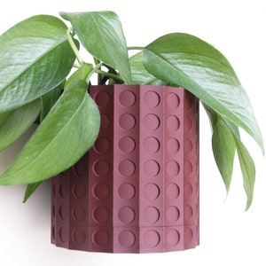 Attractive 3D printed wall flower pot design