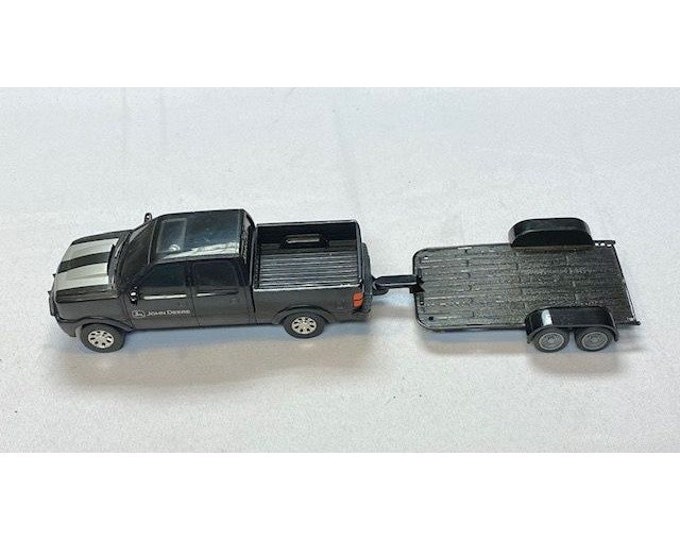 John Deere Pickup Truck and Trailer Model Etsy