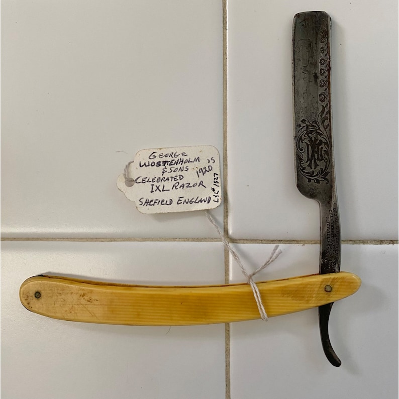Vintage George Wostenholm Celebrated IXL Straight Razor England - Etsy