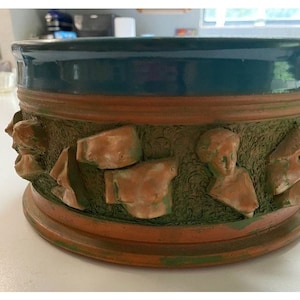 Vintage Handmade Pottery Nudes Very Unique Blue - Etsy