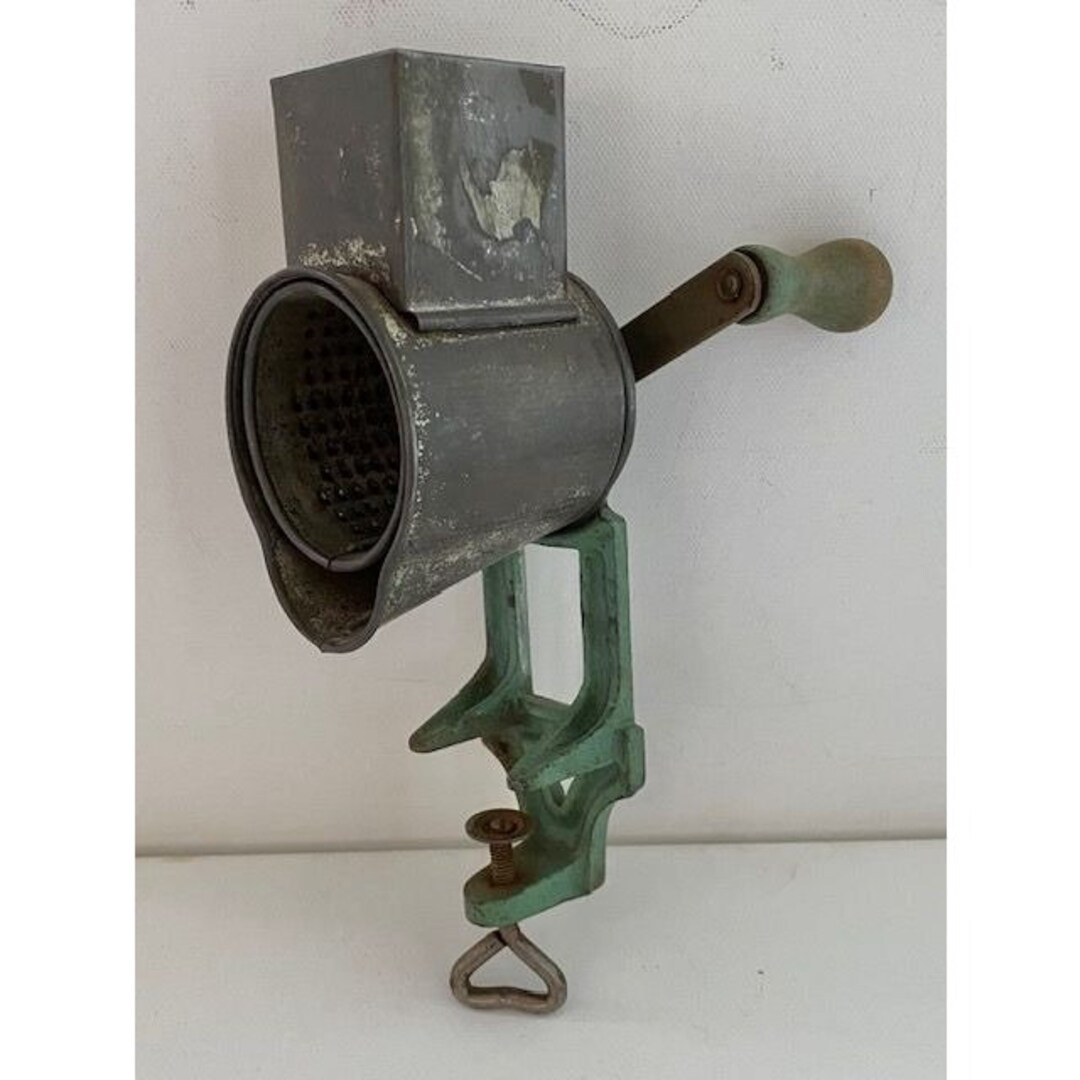 Vintage Lorraine Metal MFG Co. Clamp on Cheese Grater Grinder Etsy