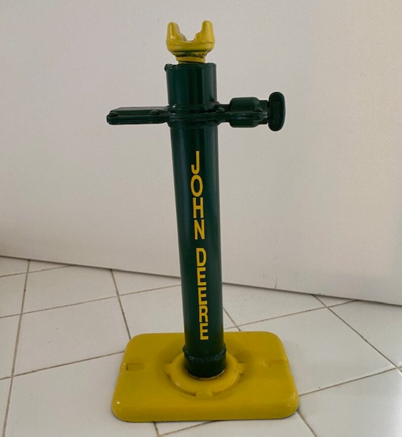 Vintage John Deere Themed Tractor Jack Farm Equipment Jack Etsy