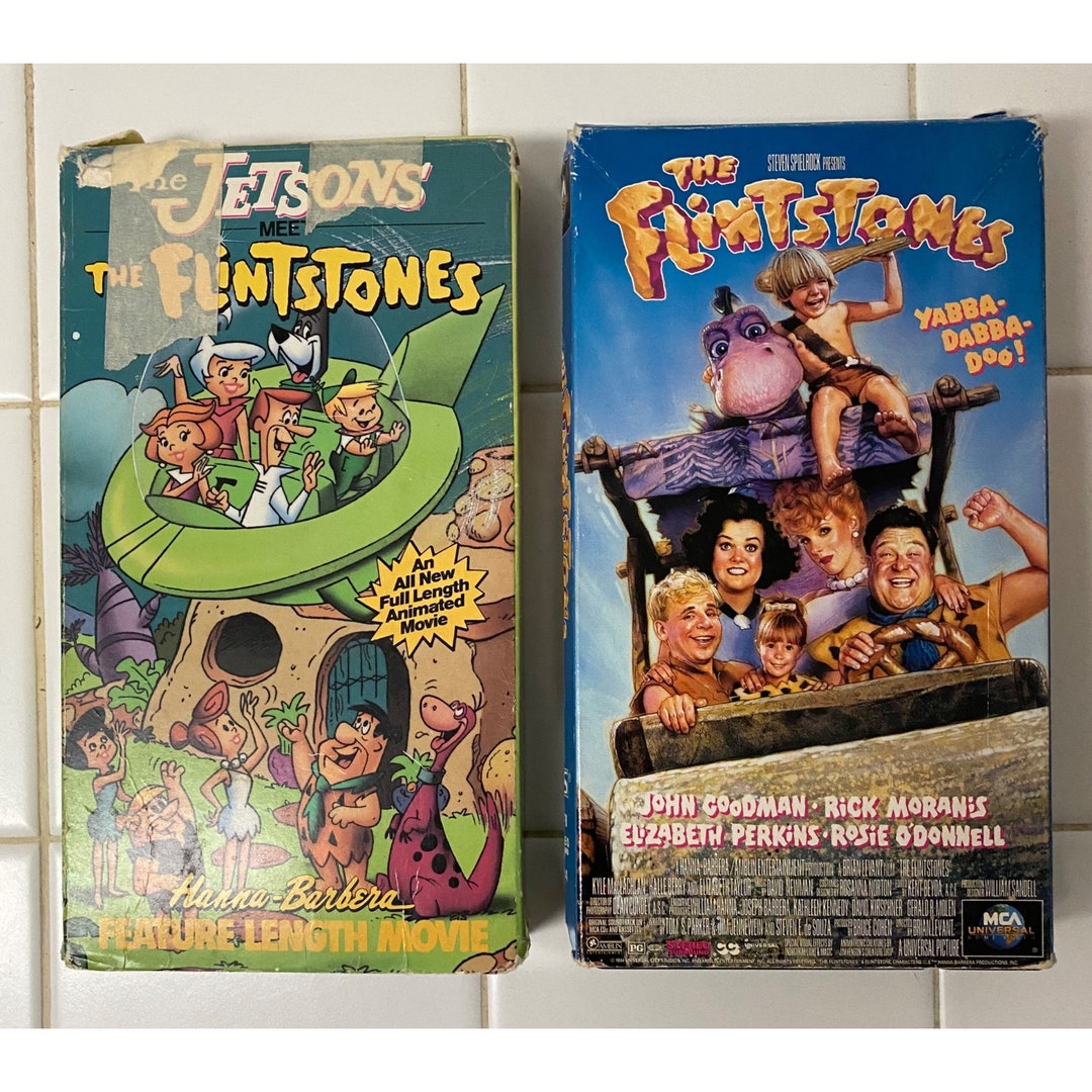 Two Vintage Flintstones Jetsons VCR Tapes - Etsy
