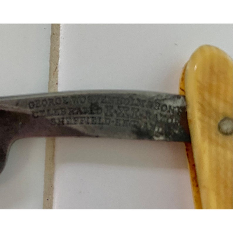 Vintage George Wostenholm Celebrated IXL Straight Razor England - Etsy