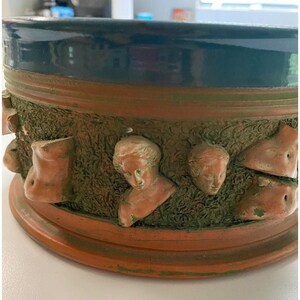 Vintage Handmade Pottery Nudes Very Unique Blue - Etsy