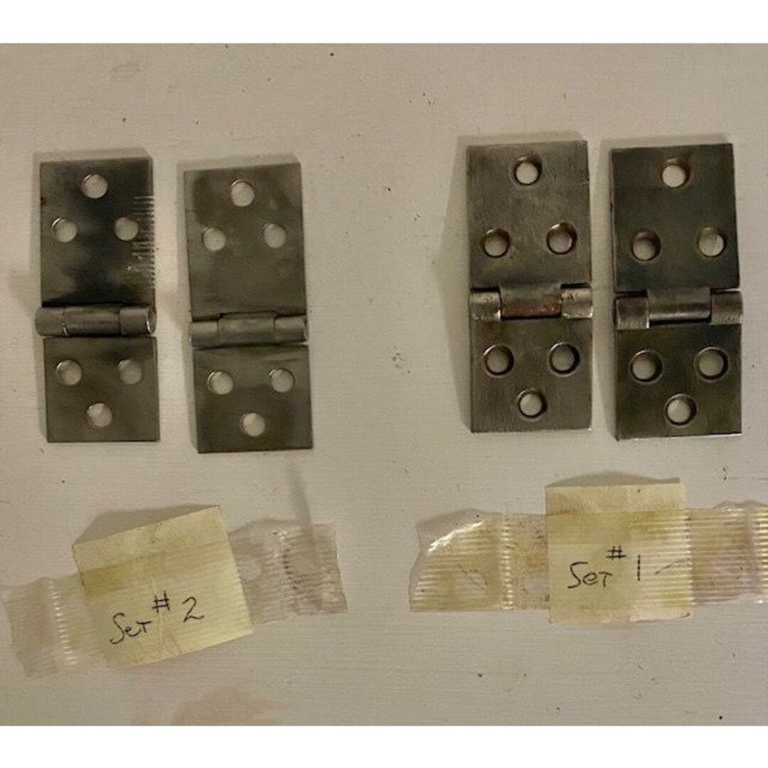 Vintage Sewing Machine Hinges Two Sets of Two Hinges 4 Hinges Etsy