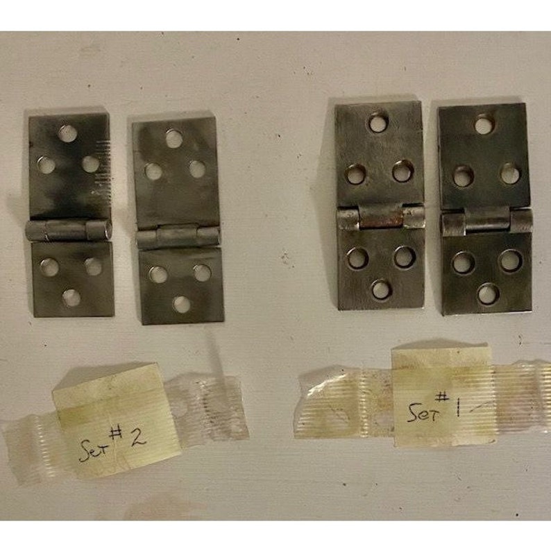 Vintage Sewing Machine Hinges Two Sets of Two Hinges 4 Hinges Etsy