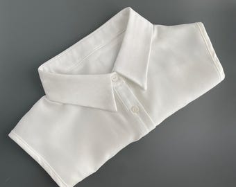 Classic Detachable Collar | White Collar Dickey | Timeless Elegant Women's Accessory Fashion | Gift for Her
