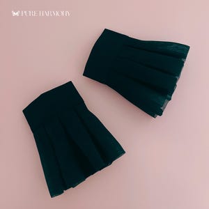 Detachable Black Organza Cuff | Elegant Layering Accessory | Stylish Fashion Detail | Outfit Enhancer | Gift for Her