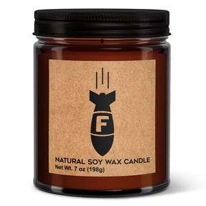 F Bombs Dropping - Funny Soy Candle