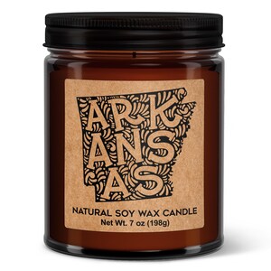 Arkansas Candle | Arkansas State - Soy Candle