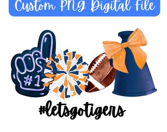 Bestseller Custom Football PNG, Football Coquette PNG, Football Mom PNG, Football Team Custom png, Custom Mascot png, Football Mama