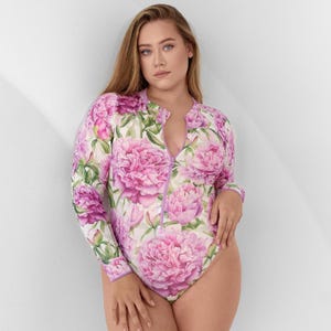 Long Sleeve One Piece Swimsuit: UV Protection Modest Swimwear
