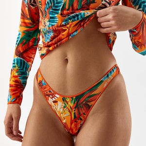Long Sleeve Rash Guard Swim Set Women | Tan through swimwear