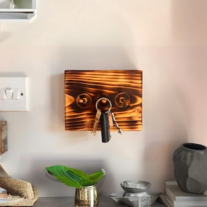 Rustic wooden Key Hook