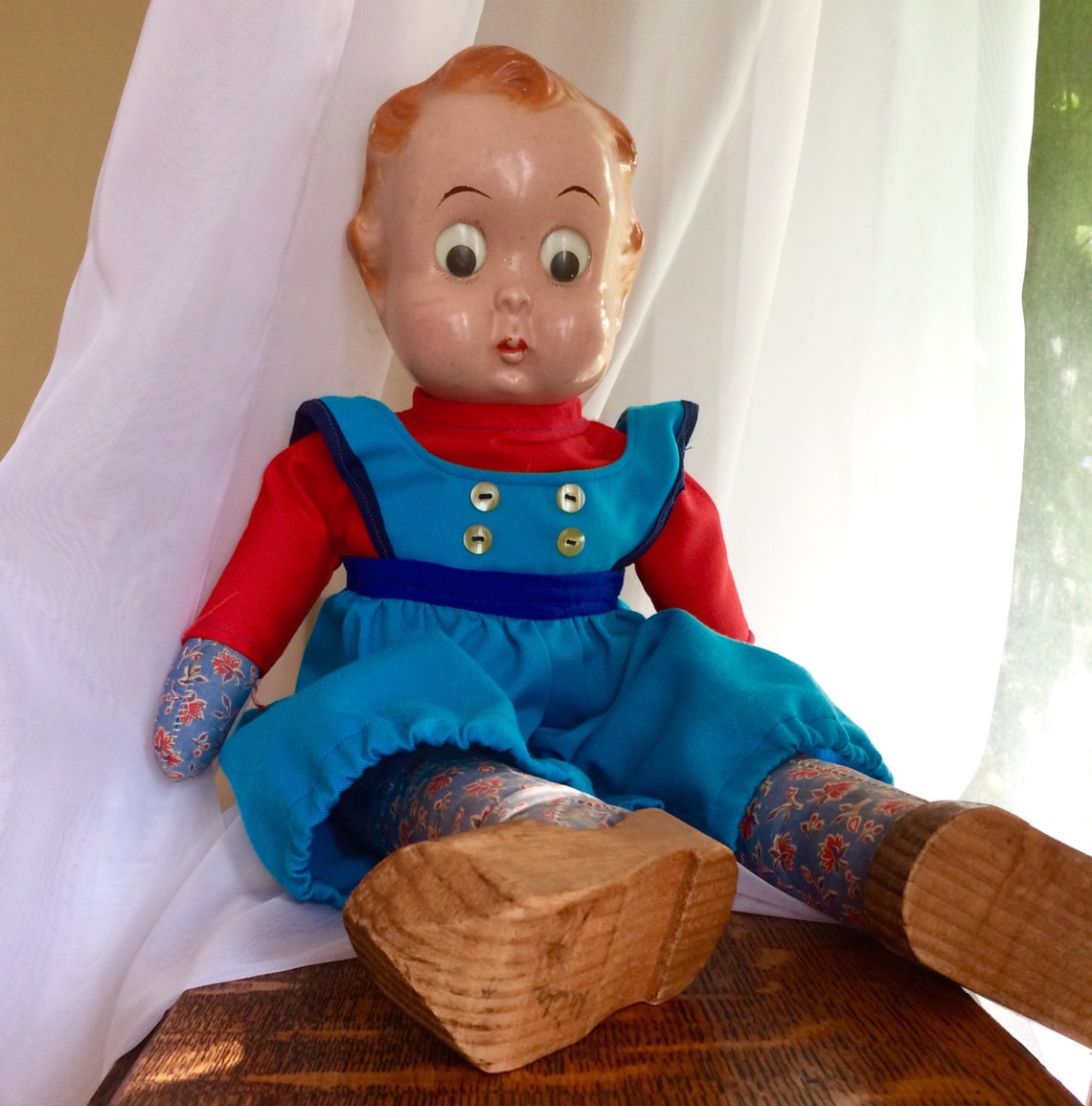 Vintage 1937 Googly Eyed Boy Doll by Ralph A. Freundlich. Etsy