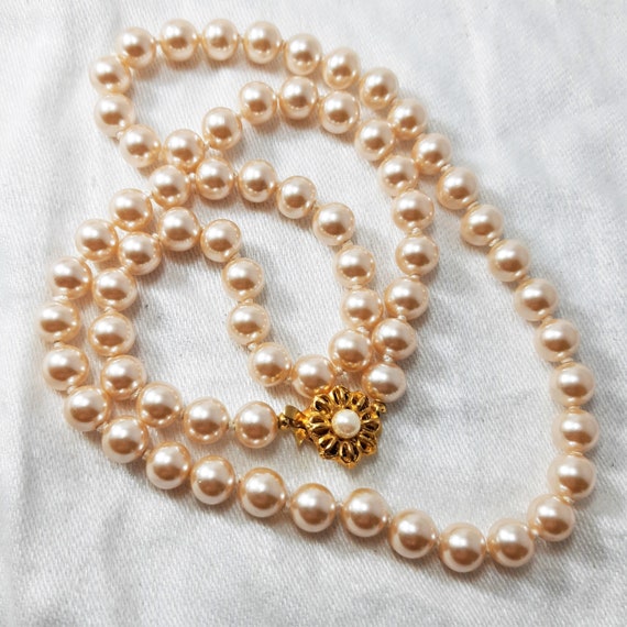 Vintage Pearl Two Strand Necklace Diamond Sapphire Detachable Clasp-Pendant  at 1stDibs | detachable necklace, vintage necklace clasp types, pearl clasp