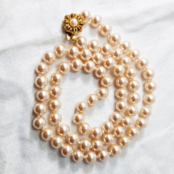 Pearl Necklace with Two Mystery Clasps : M.C. Ginsberg