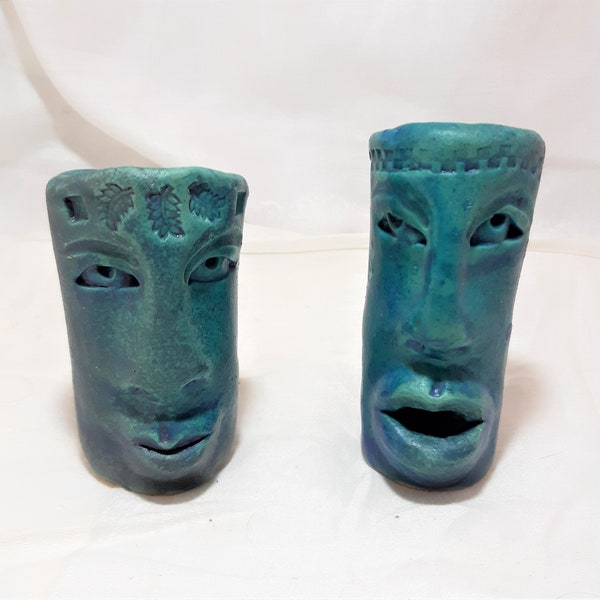 Pottery With Face Etsy