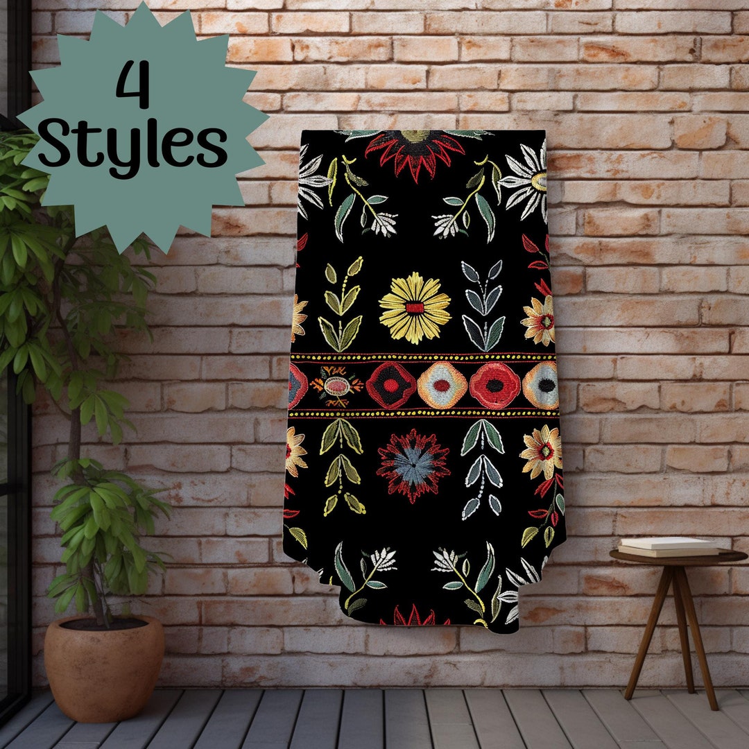 Western Embroidered Wool Blanket main image 1