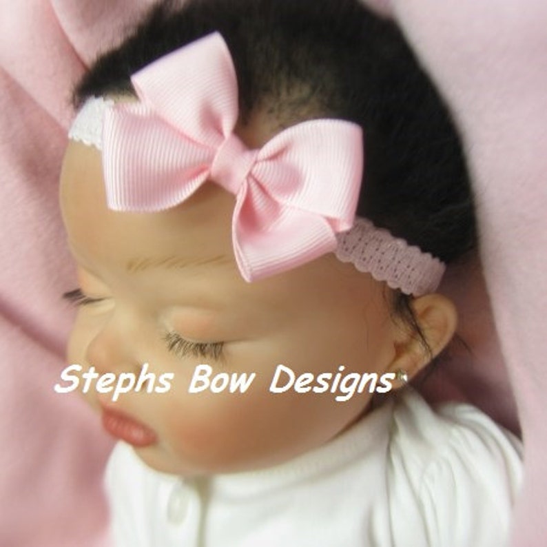 Blue White Gingham Dainty Hair Bow Headband Cute 4 Dororthy Wizard of OZ Easter