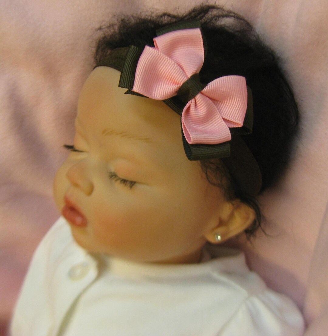 Head Ribbons For Girls  Brown main image 1
