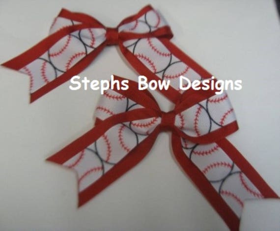 Lot 2 Soccer Ball Made to Match team Cheer Pigtail Hair Bows Set Baby Todlr Cute