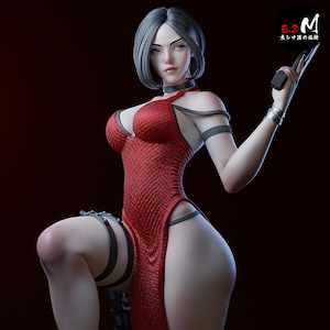 Ada Wong 2 Fan Art: 1/6th Scale Resin Figure (Unpainted/Unassembled)