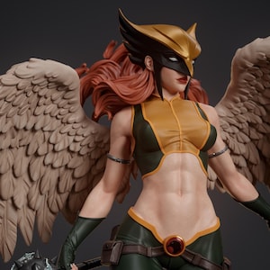 1/6th Scale Hawk Girl Resin Figure - Unpainted/Unassembled