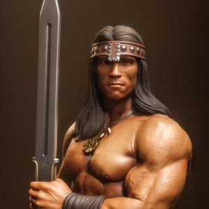 1/6 Scale Conan the Barbarian Resin Figure - Unpainted/Unassembled
