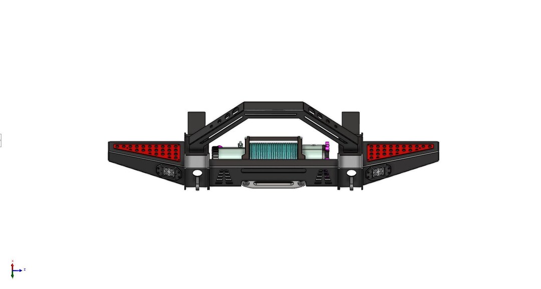 Defender Front Winch Bumper Desing Files ,front Bumper Files, Dxf Files,cnc Files,diy,patterns