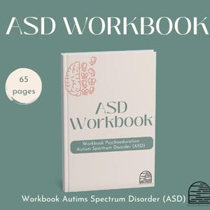 ASD (Autism Spectrum Disorder) Coaching Workbook for adults | Digital PDF Guide for Autism Support and Coping Strategies - 65 pages!