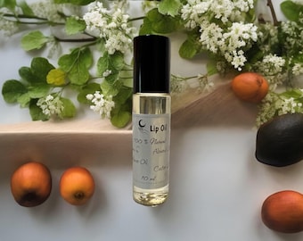 Hydrating Lip Oil for Dry Lips | Non-Sticky Glossy Natural Lip Care