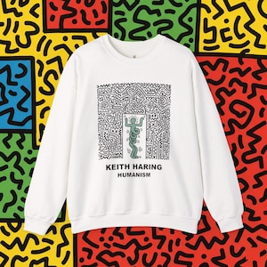 Keith Haring Sweater - Etsy