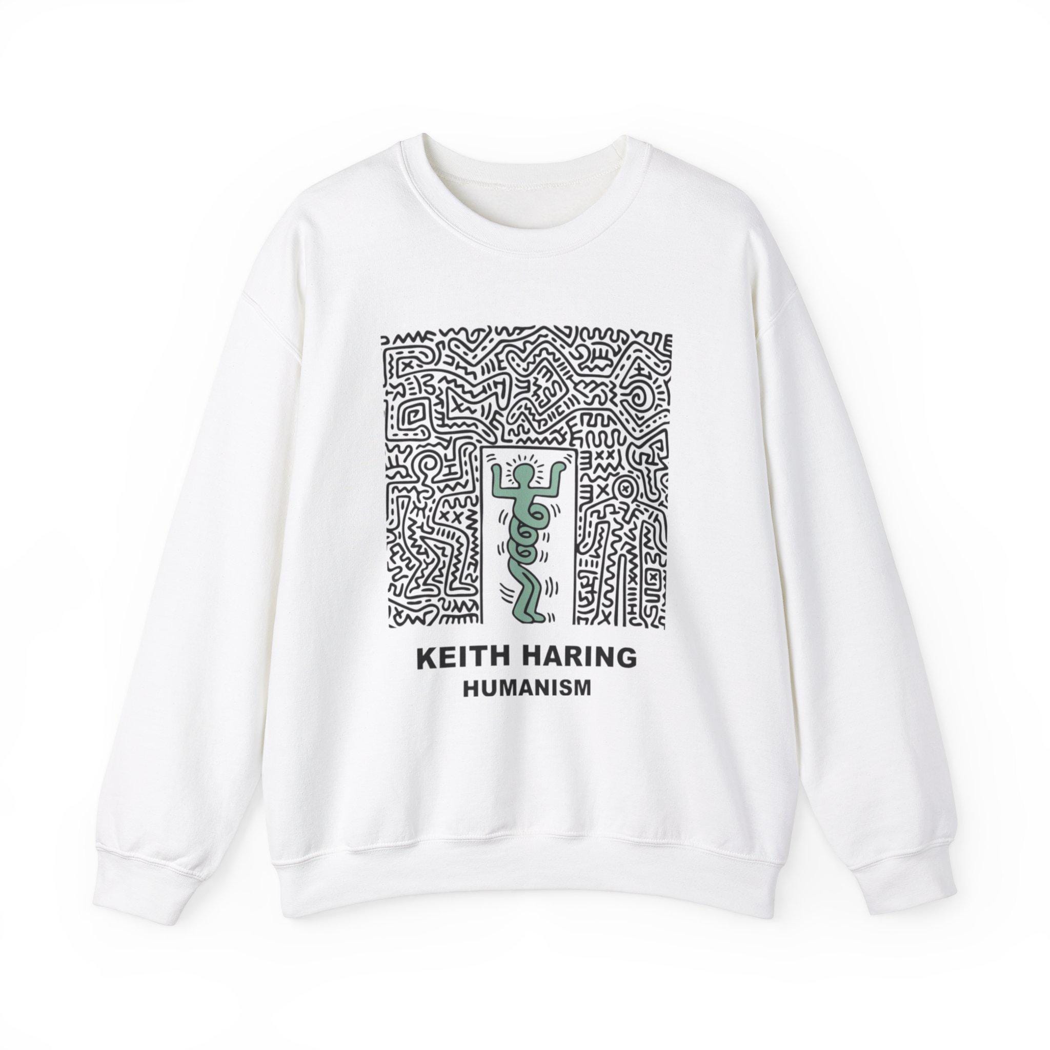Keith Haring Sweatshirt - Etsy Keith Haring Sweatshirt - Etsy