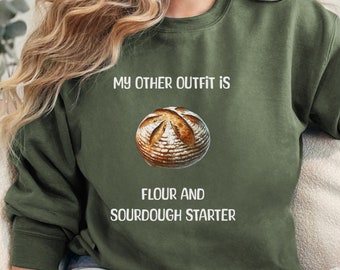 Sweat-shirt boulanger au levain : cadeau amusant pour les amateurs de pain